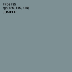 #7D9195 - Juniper Color Image