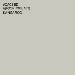 #CAC8BD - Kangaroo Color Image