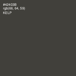 #42403B - Kelp Color Image