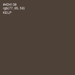 #4D4138 - Kelp Color Image