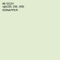#E1ECD1 - Kidnapper Color Image