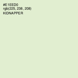 #E1EED0 - Kidnapper Color Image