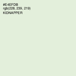 #E4EFDB - Kidnapper Color Image