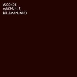 #220401 - Kilamanjaro Color Image