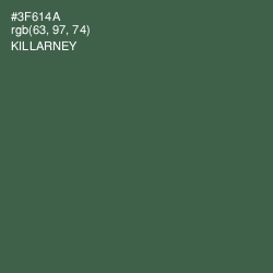 #3F614A - Killarney Color Image