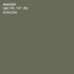 #696B59 - Kokoda Color Image