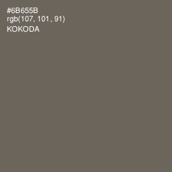 #6B655B - Kokoda Color Image