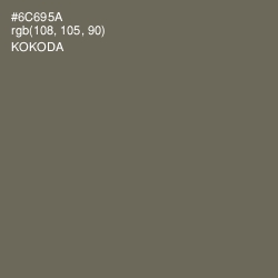 #6C695A - Kokoda Color Image