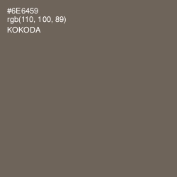 #6E6459 - Kokoda Color Image