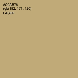 #C0AB78 - Laser Color Image