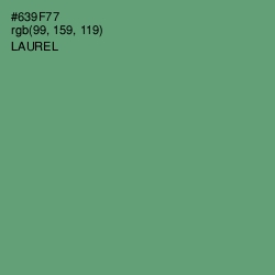 #639F77 - Laurel Color Image
