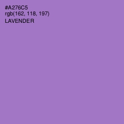 #A276C5 - Lavender Color Image