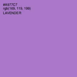 #A977C7 - Lavender Color Image