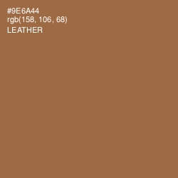 #9E6A44 - Leather Color Image