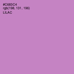 #C683C4 - Lilac Color Image