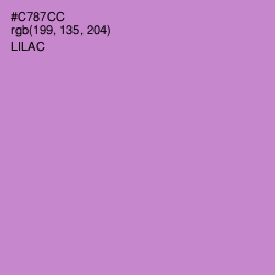 #C787CC - Lilac Color Image