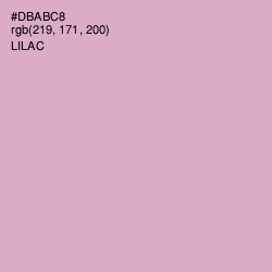 #DBABC8 - Lilac Color Image
