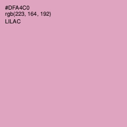 #DFA4C0 - Lilac Color Image