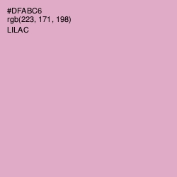 #DFABC6 - Lilac Color Image