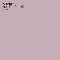 #C5AEB7 - Lily Color Image