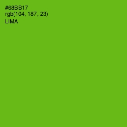 #68BB17 - Lima Color Image