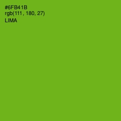 #6FB41B - Lima Color Image