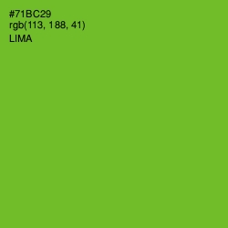 #71BC29 - Lima Color Image