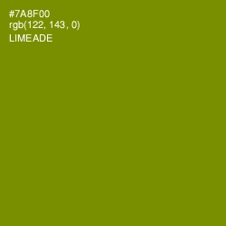 #7A8F00 - Limeade Color Image