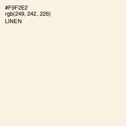 #F9F2E2 - Linen Color Image