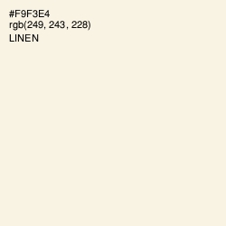 #F9F3E4 - Linen Color Image
