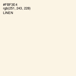 #FBF3E4 - Linen Color Image
