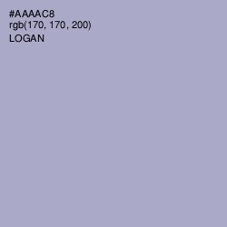 #AAAAC8 - Logan Color Image