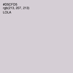 #D5CFD5 - Lola Color Image