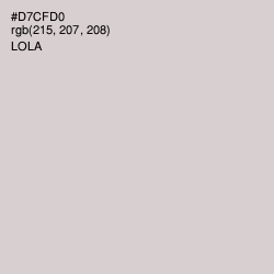#D7CFD0 - Lola Color Image