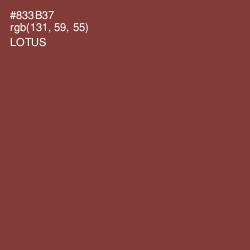 #833B37 - Lotus Color Image