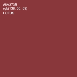 #8A373B - Lotus Color Image
