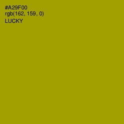 #A29F00 - Lucky Color Image