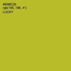 #B9BC29 - Lucky Color Image