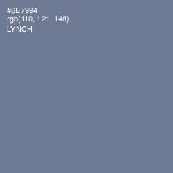 #6E7994 - Lynch Color Image