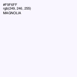 #F9F6FF - Magnolia Color Image