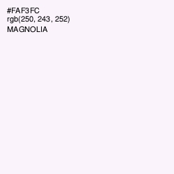 #FAF3FC - Magnolia Color Image
