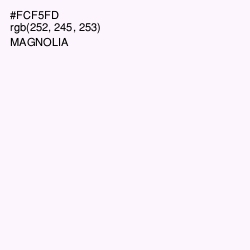 #FCF5FD - Magnolia Color Image