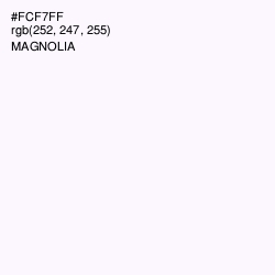 #FCF7FF - Magnolia Color Image