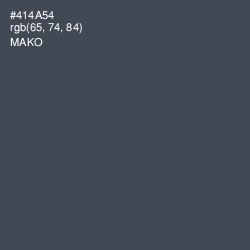 #414A54 - Mako Color Image