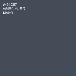 #434C57 - Mako Color Image