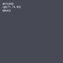 #474A55 - Mako Color Image