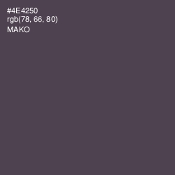 #4E4250 - Mako Color Image