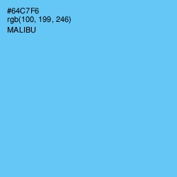 #64C7F6 - Malibu Color Image