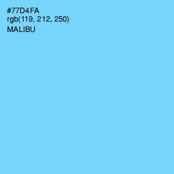 #77D4FA - Malibu Color Image