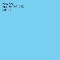 #78CFF0 - Malibu Color Image